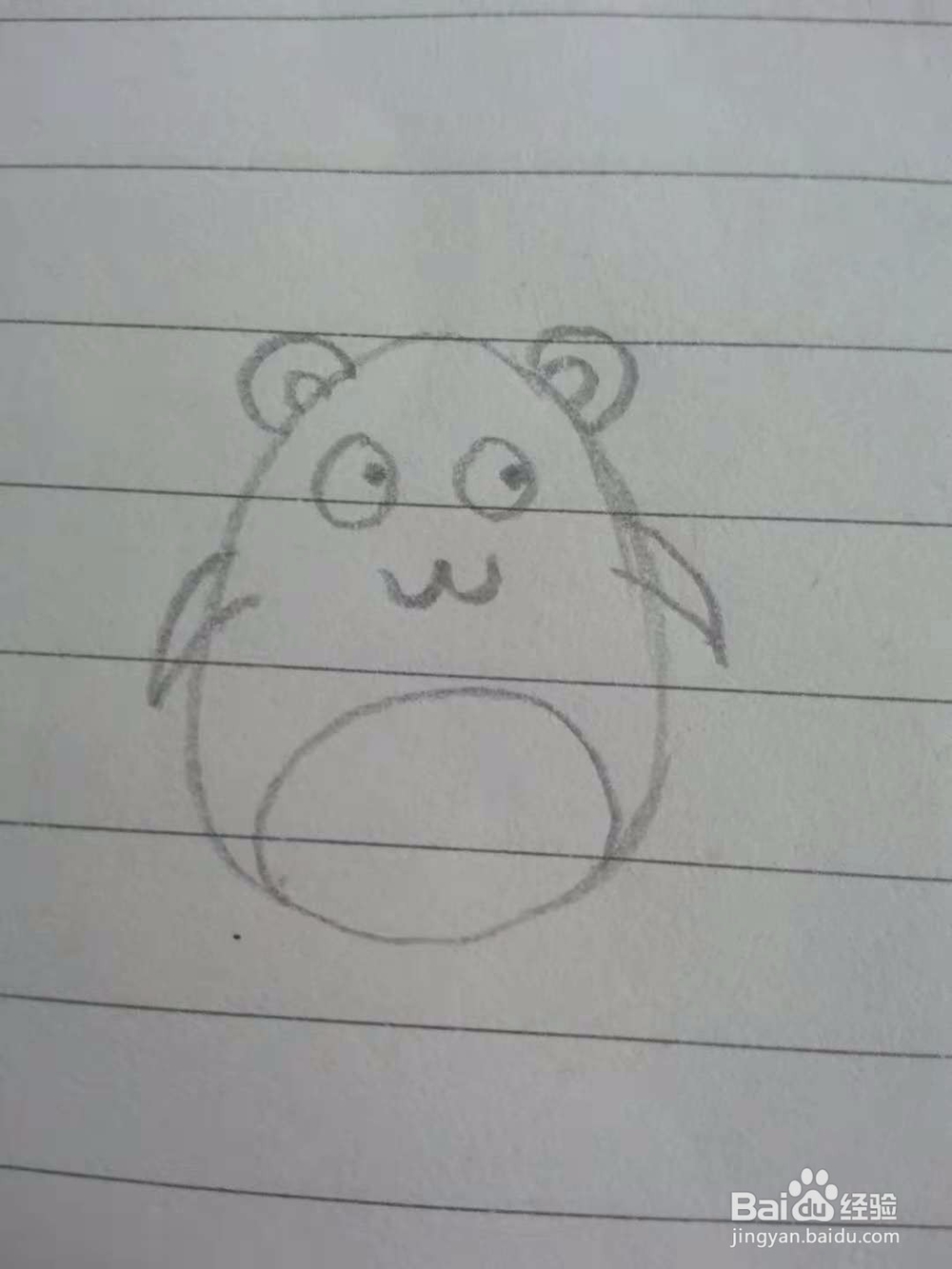 小老鼠儿童卡通动物简笔画手绘教程