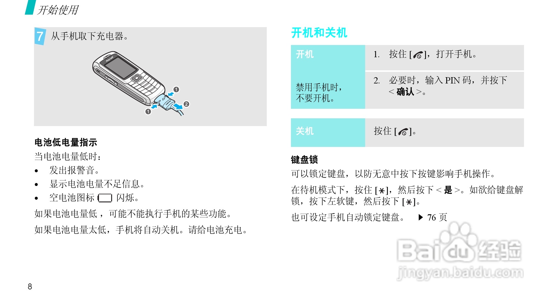 三星SGH-X708手机使用说明书:[2]