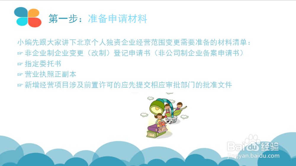 2016年北京个人独资企业经营范围变更申请流程