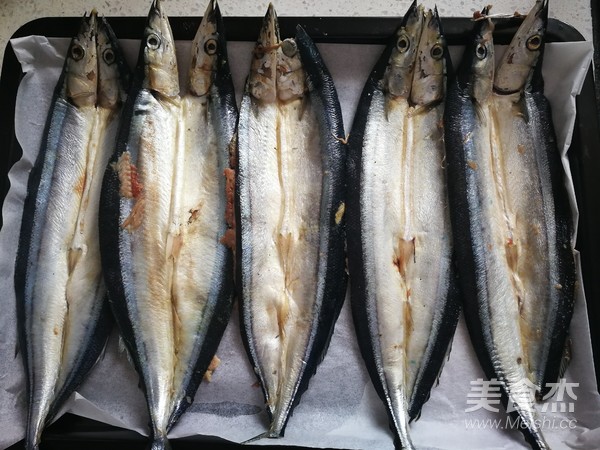 沙嗲酱烤秋刀鱼