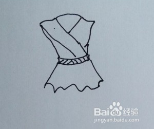 简笔画：连衣裙