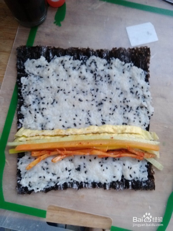 教你如何简单制作紫菜包饭