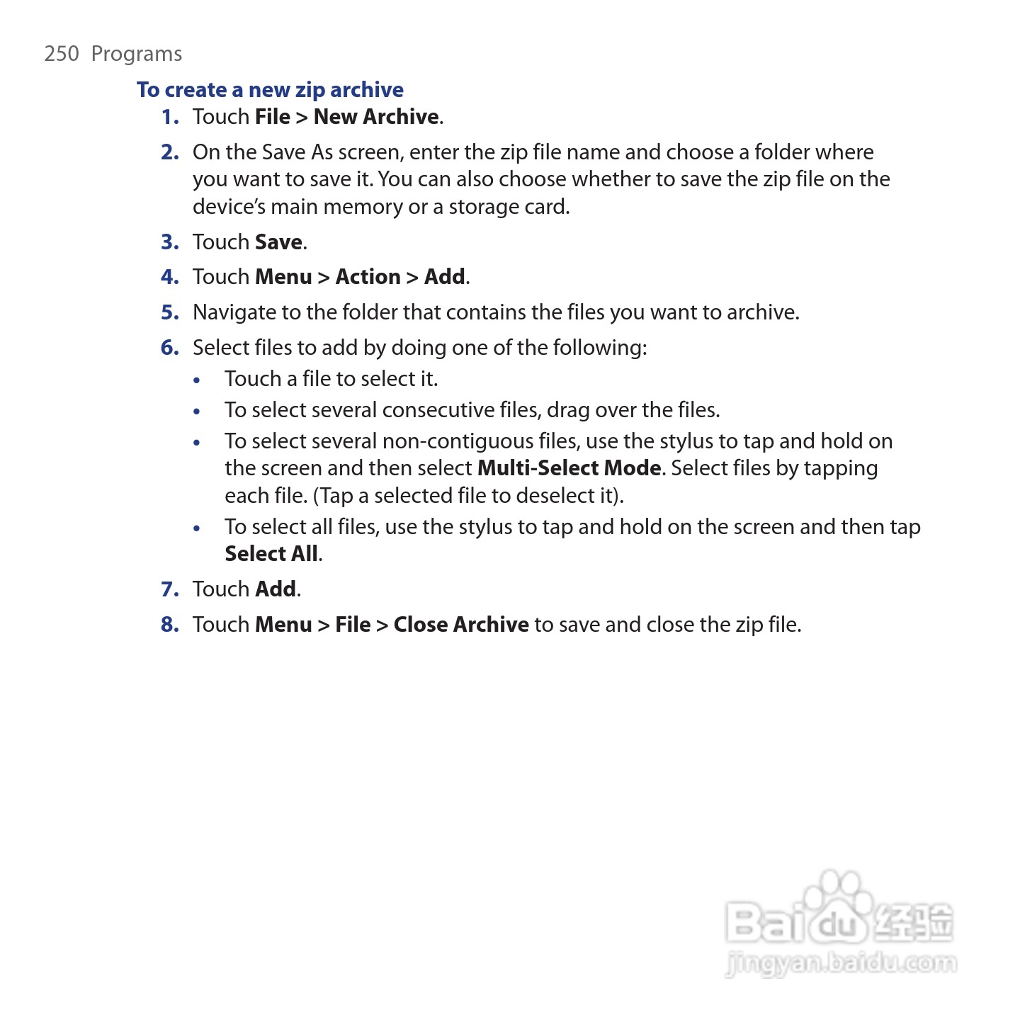 HTC Touch Cruise手机说明书:[25]