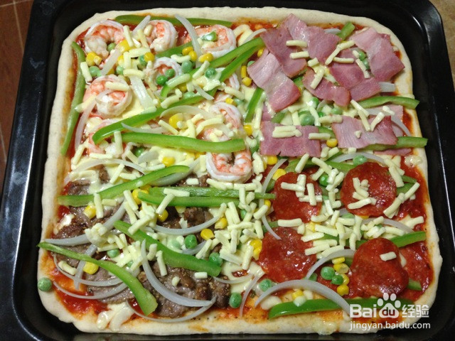 什锦披萨的做法