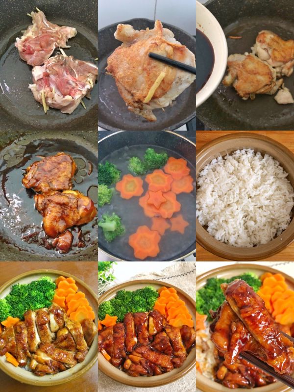 自制照烧鸡腿饭好吃到舔碗‼️简单零失败