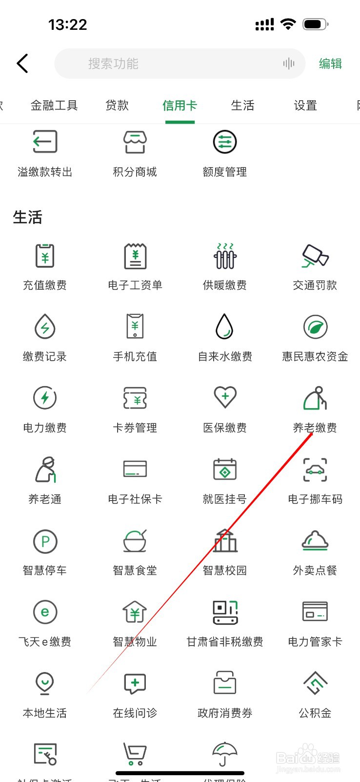 甘肃农信怎么查看养老缴费