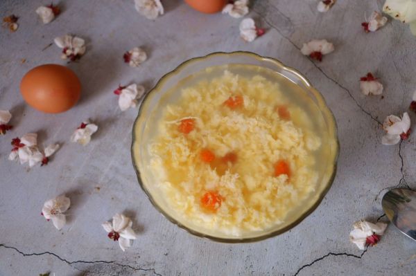 开胃滋补枸杞米酒蛋花汤