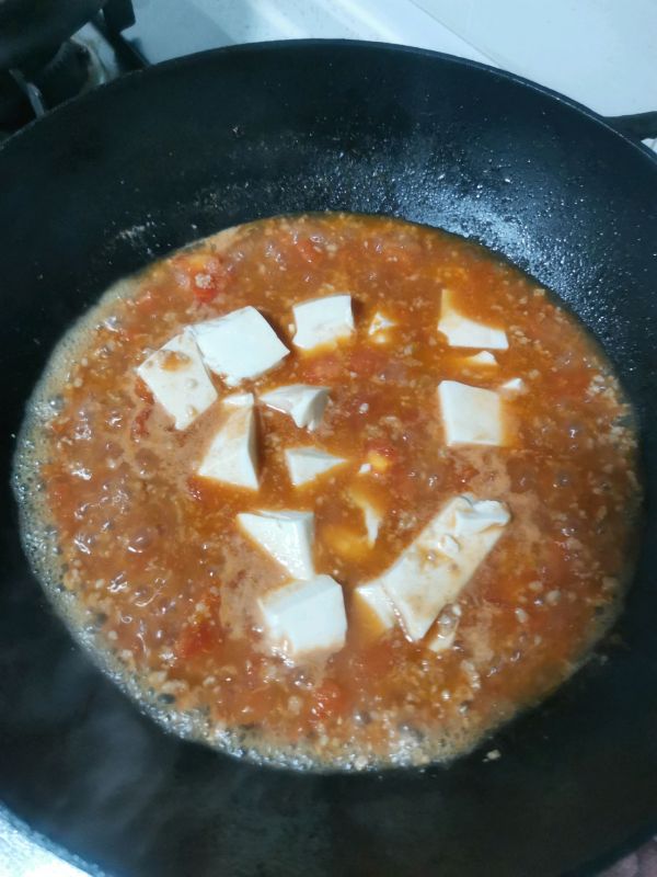 番茄肉沫豆腐羹