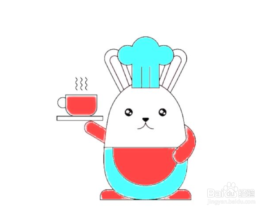 如何画卡通兔子的简笔画？