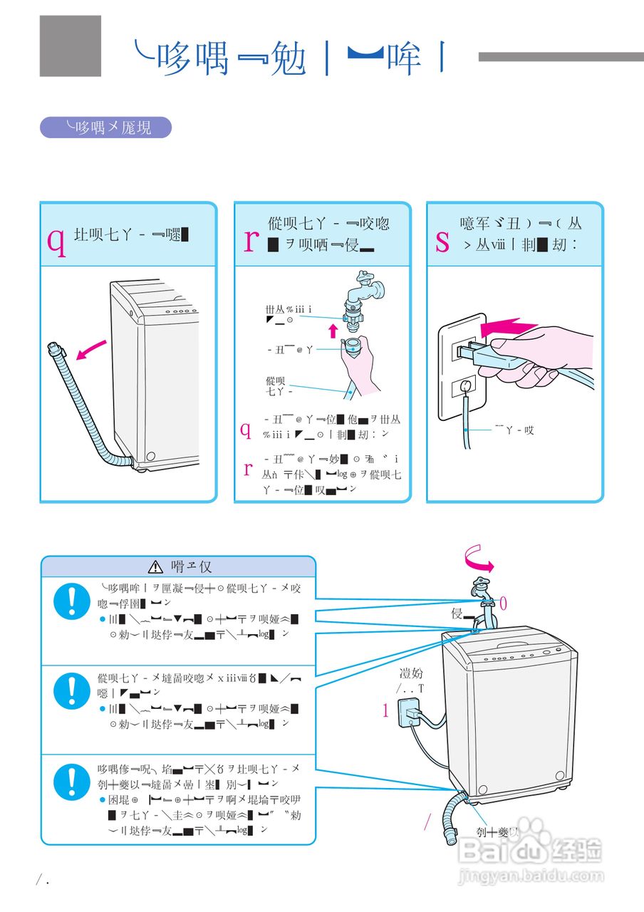 日立 NW-8S3电动洗衣机说明书:[1]