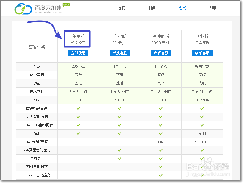 体验：免费百度云加速能够为我做什么？