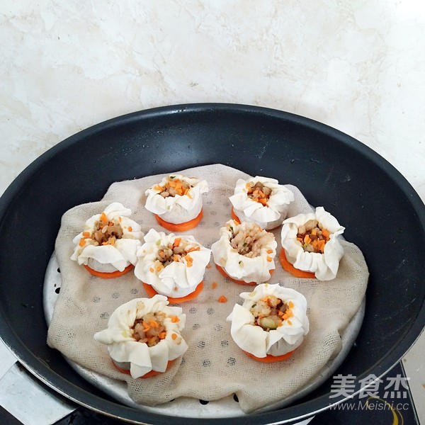 素锦烧麦的做法