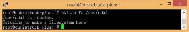 Cubietruck Plus开发板025Linaro分区格式化硬盘