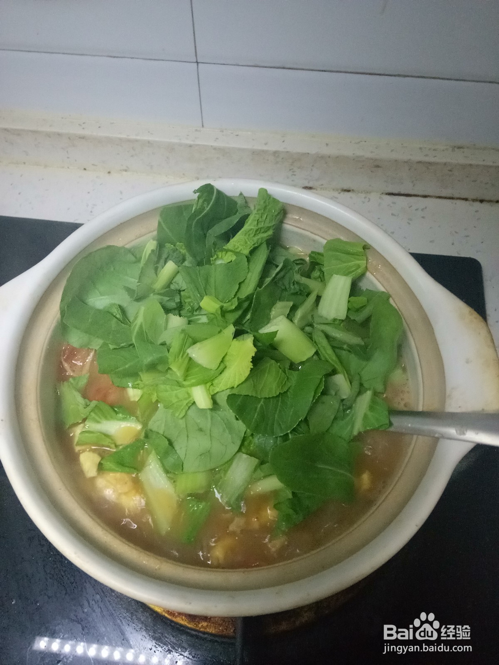 西红柿粉条鸡蛋汤