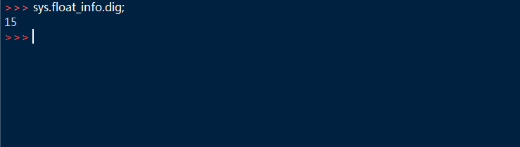 如何利用python语言sys模块获取float_info属性