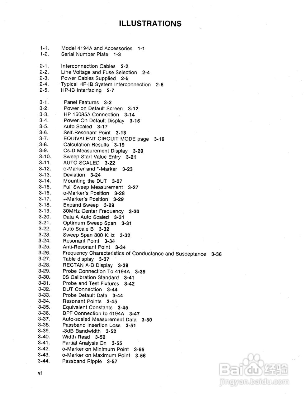 HP 4194A 电桥用户使用手册:[4]
