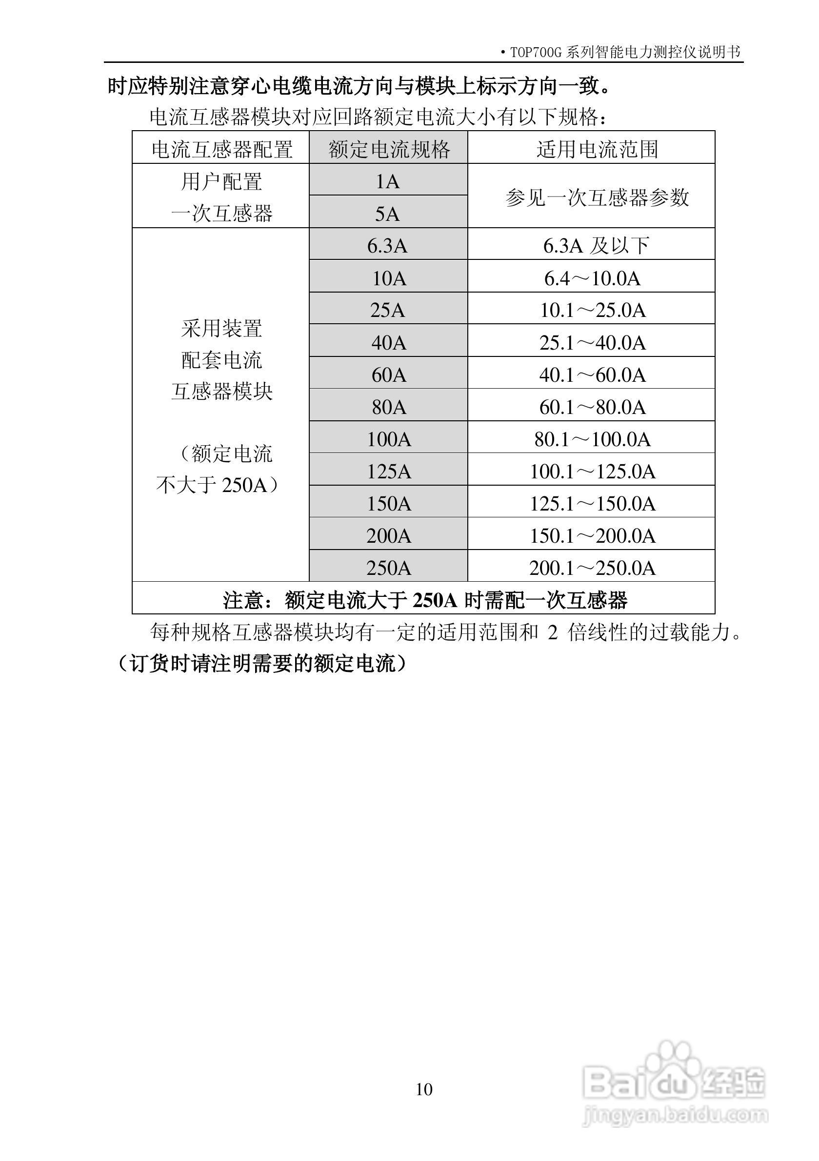 拓普TOP700G系列智能电力测控仪说明书:[2]