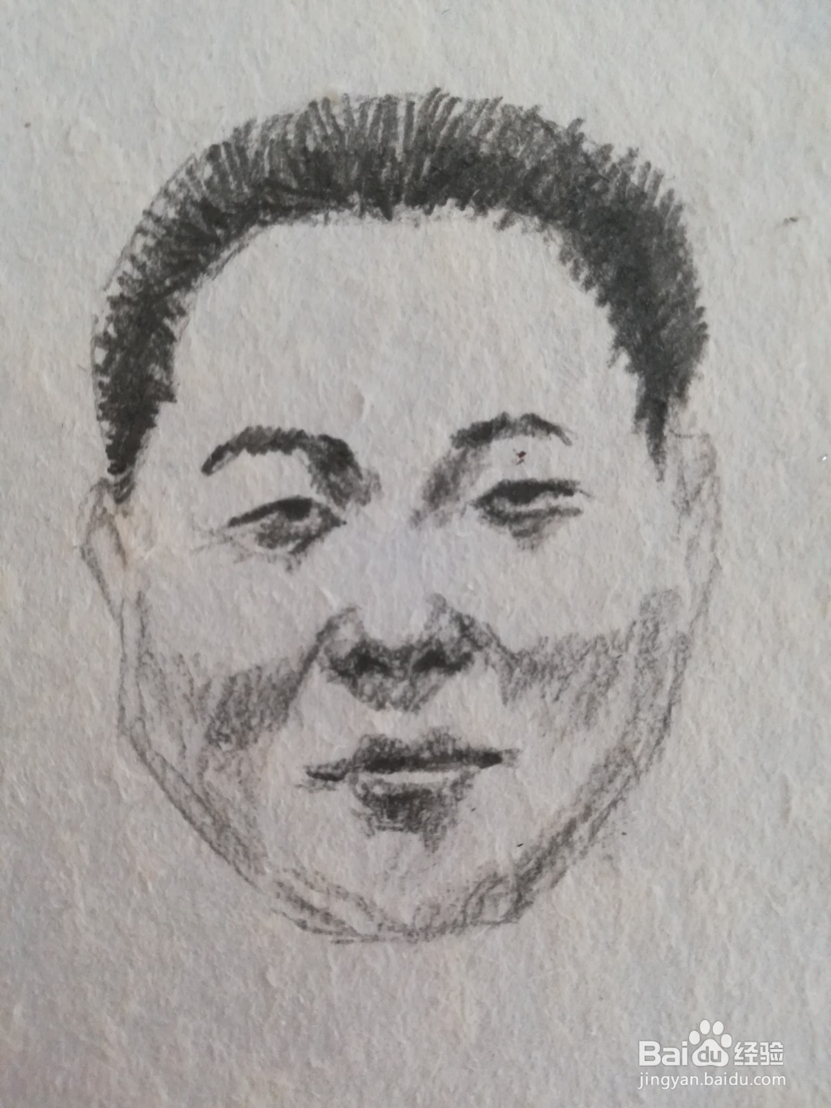 怎么画短发男青年速写头像