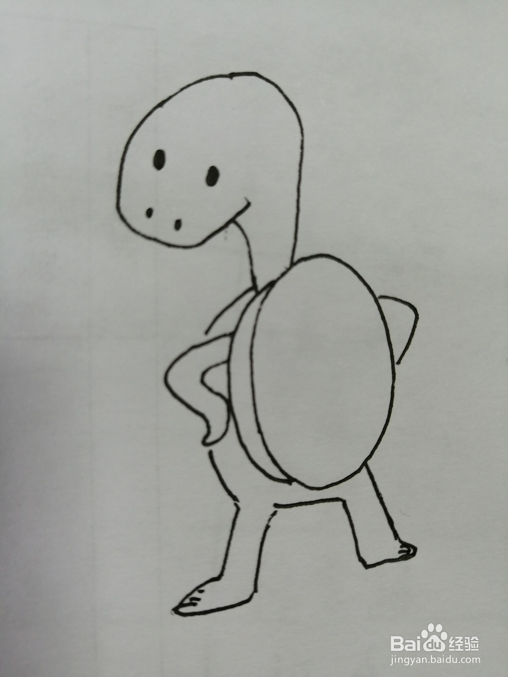 酷酷的小青蛙怎么画