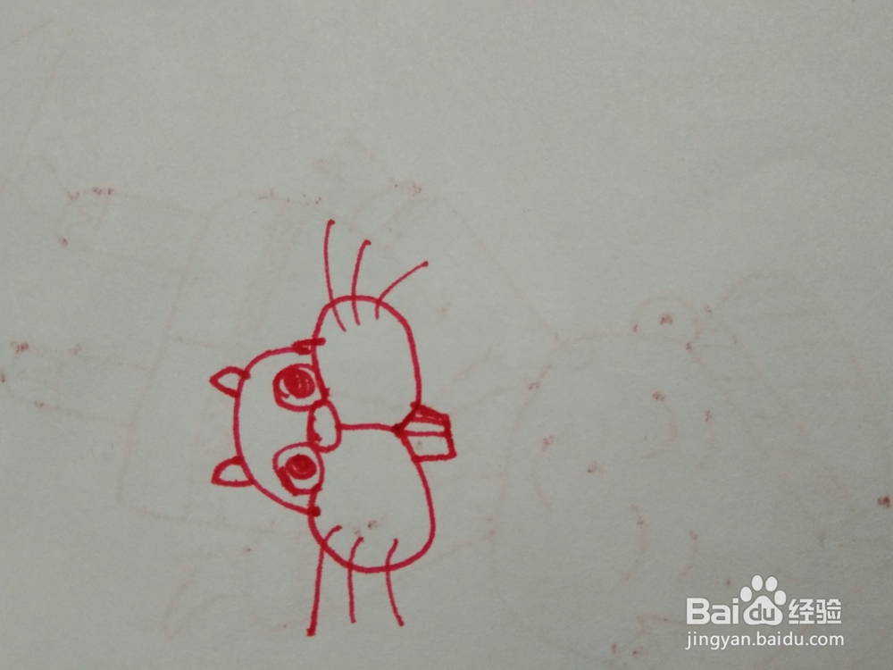 如何画简笔画小松鼠?
