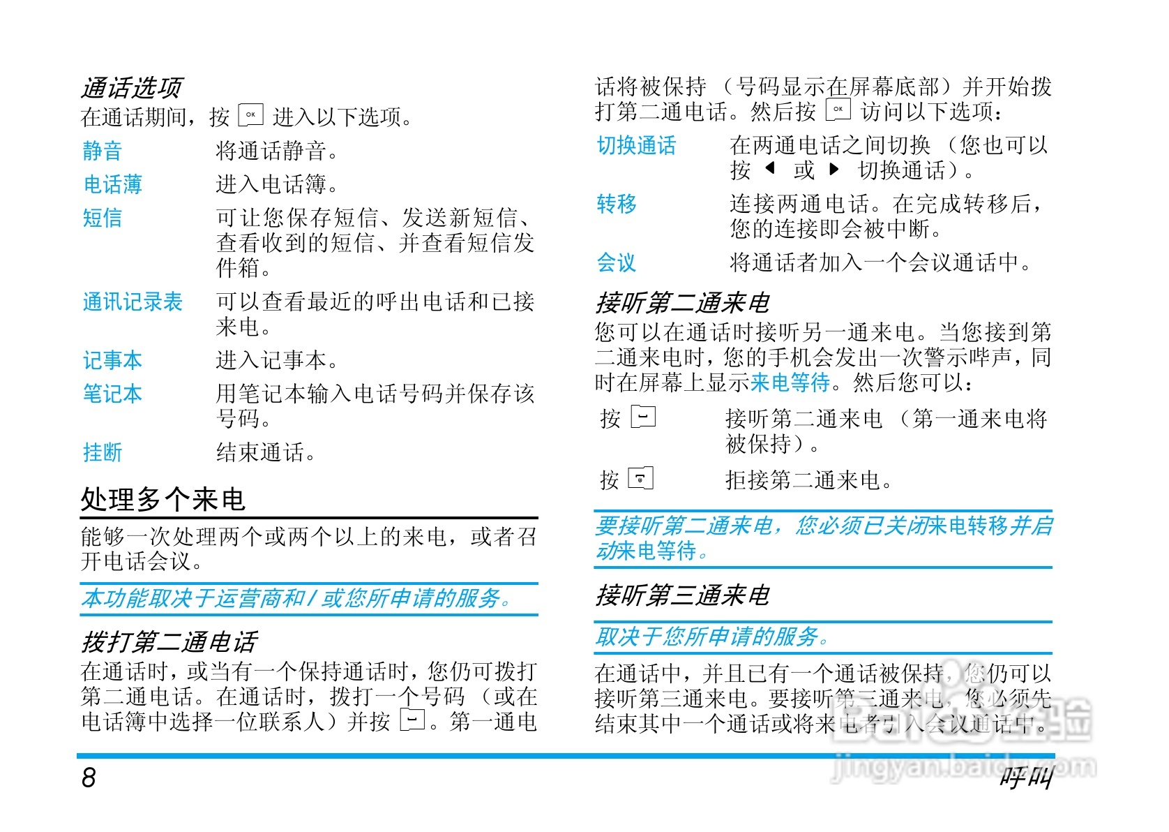 Philip飞利浦ct1898手机说明书:[2]