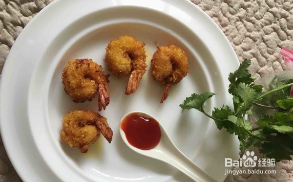 怎么做面包糠炸虾