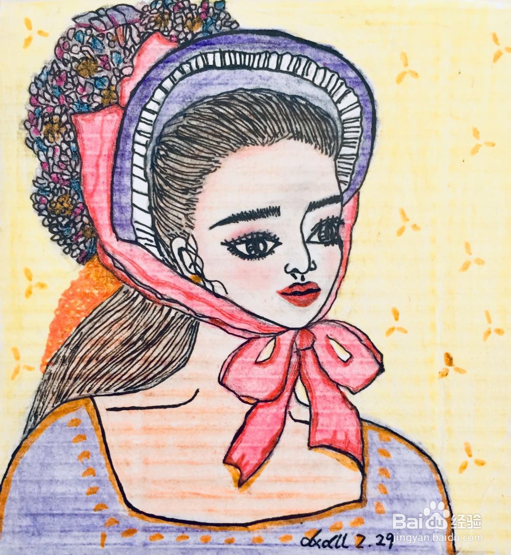 插画教程之优雅的女士