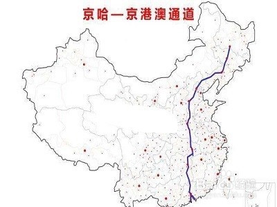 高速铁路网”八纵通道“是哪八条高速铁路通道
