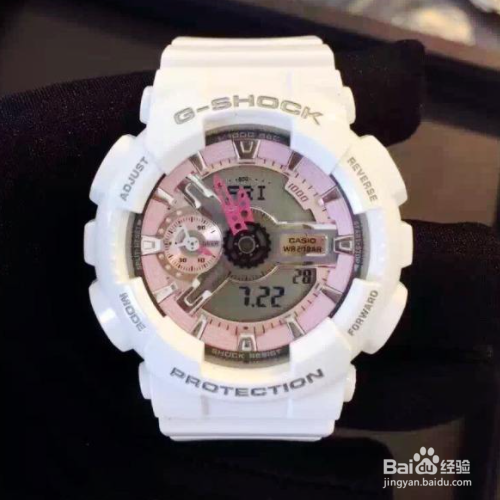 卡西欧gshock樱花粉真假对比
