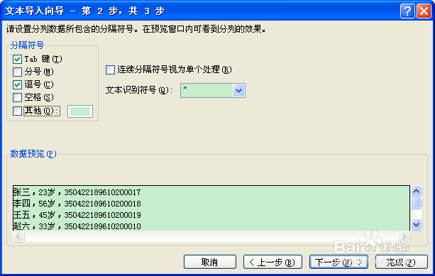 TXT格式转化为EXCEL