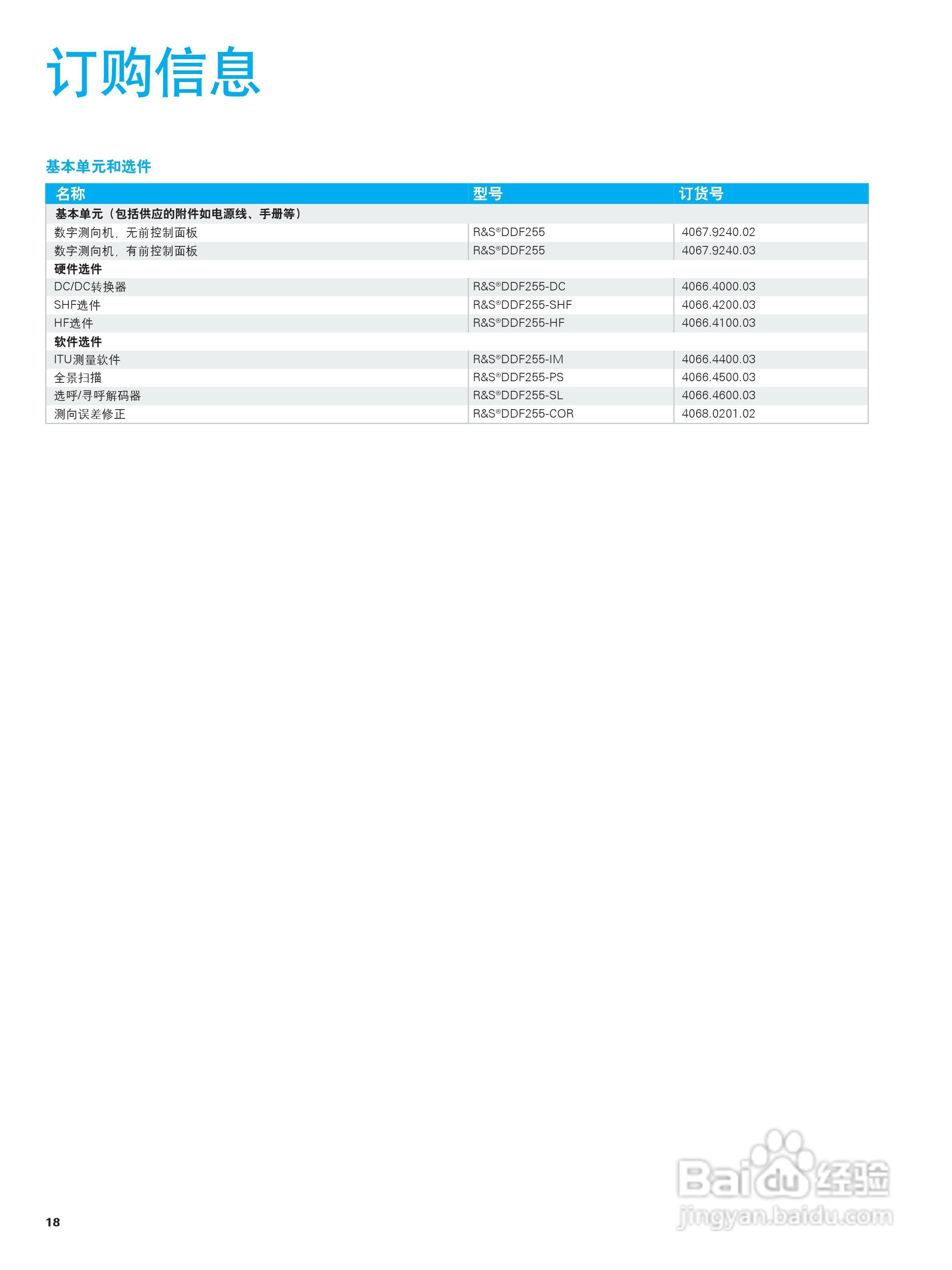 罗德与施瓦茨公司R&S DDF255数字测向机说明书:[2]