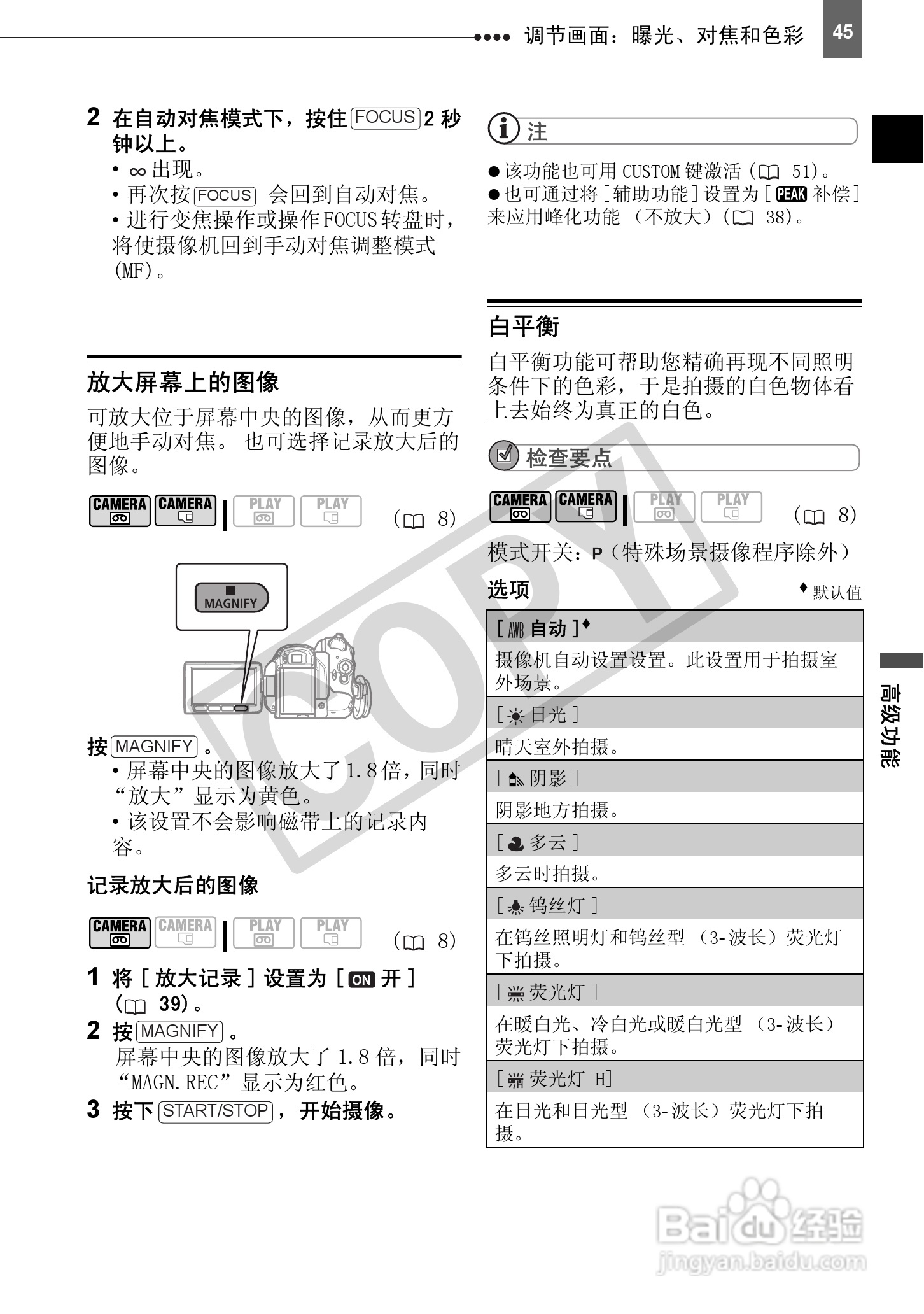 佳能HV40数码摄像机使用说明书:[5]