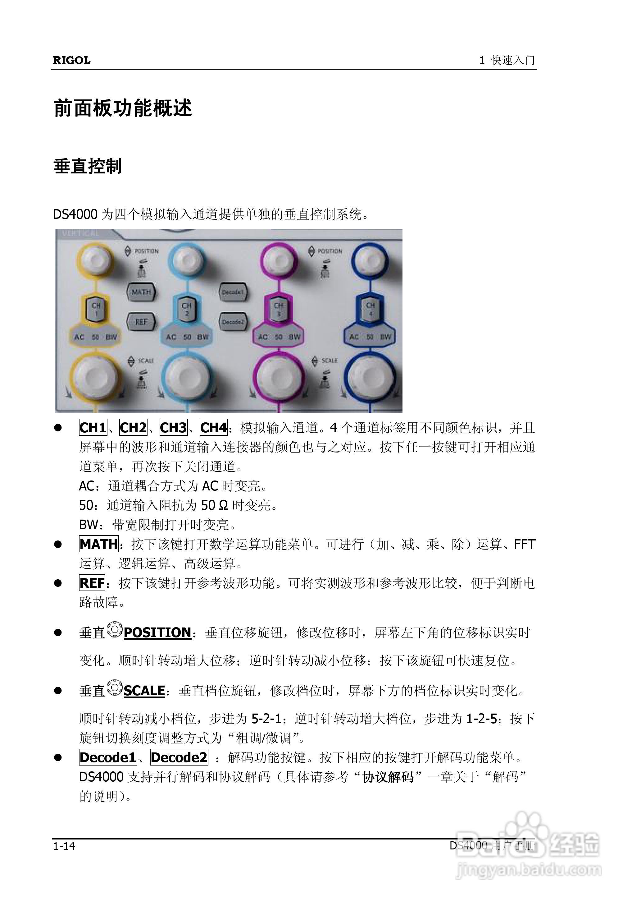 DS4012数字示波器使用说明书:[4]