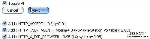 用火狐3.0浏览PSP专用网页教程