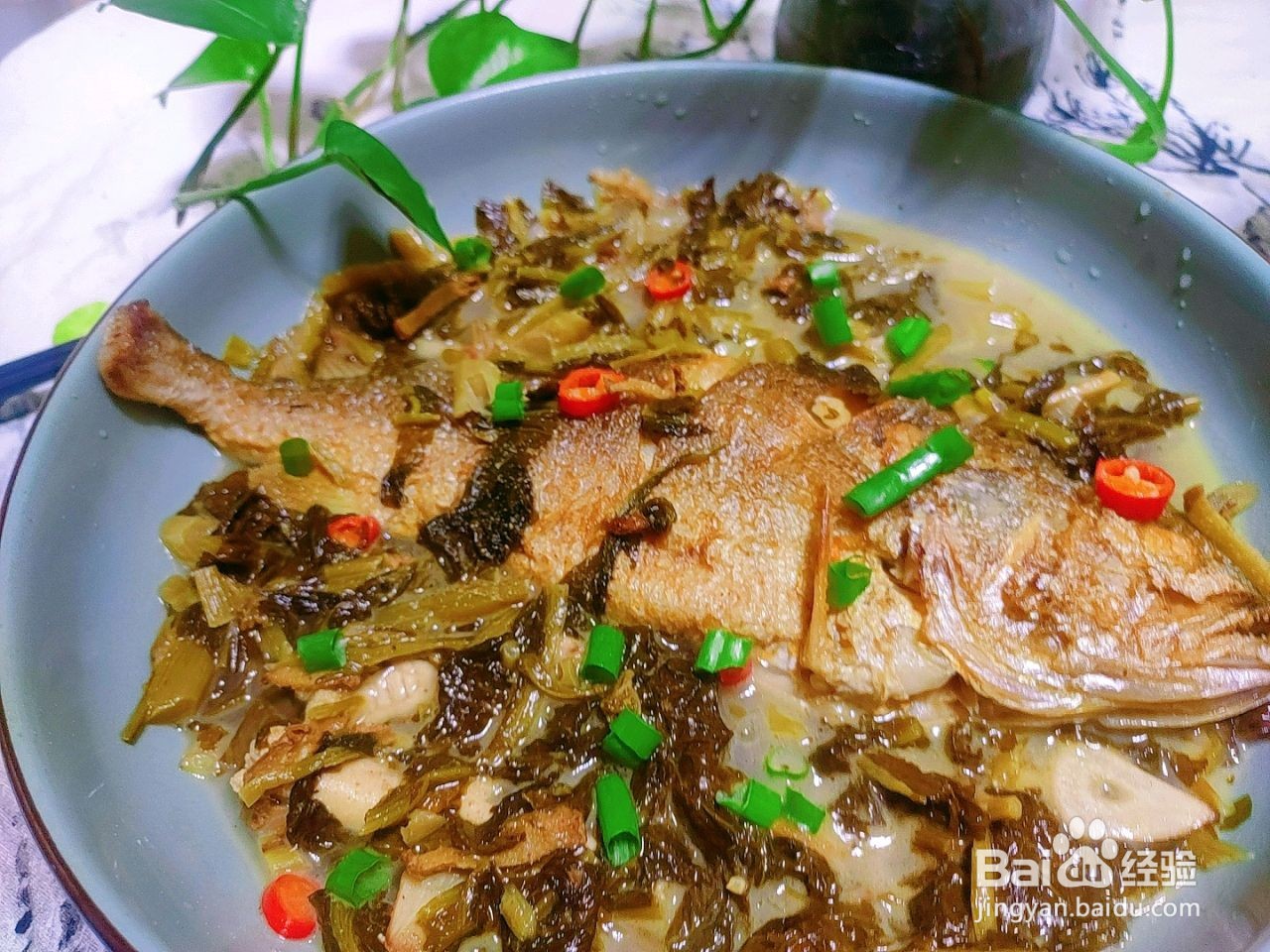 雪菜黄鱼的做法