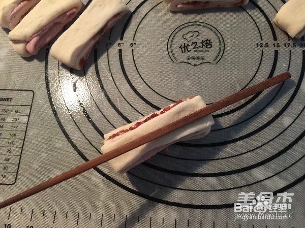 双色玫瑰酱卷