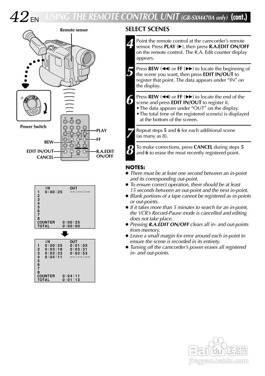 胜利GR-FXM17A数码摄像机使用说明书:[5]