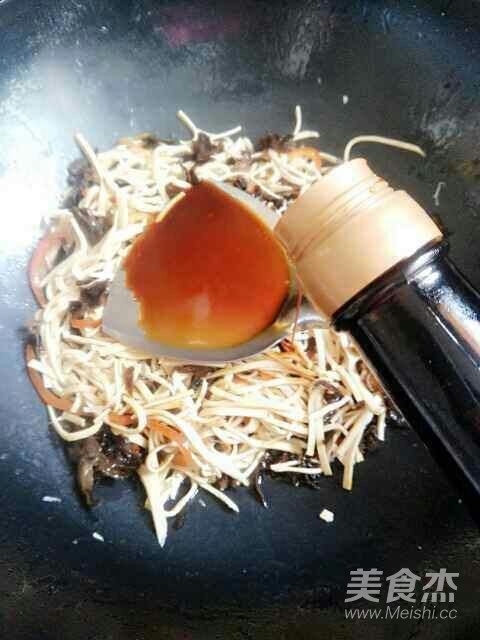 木耳炒豆腐丝