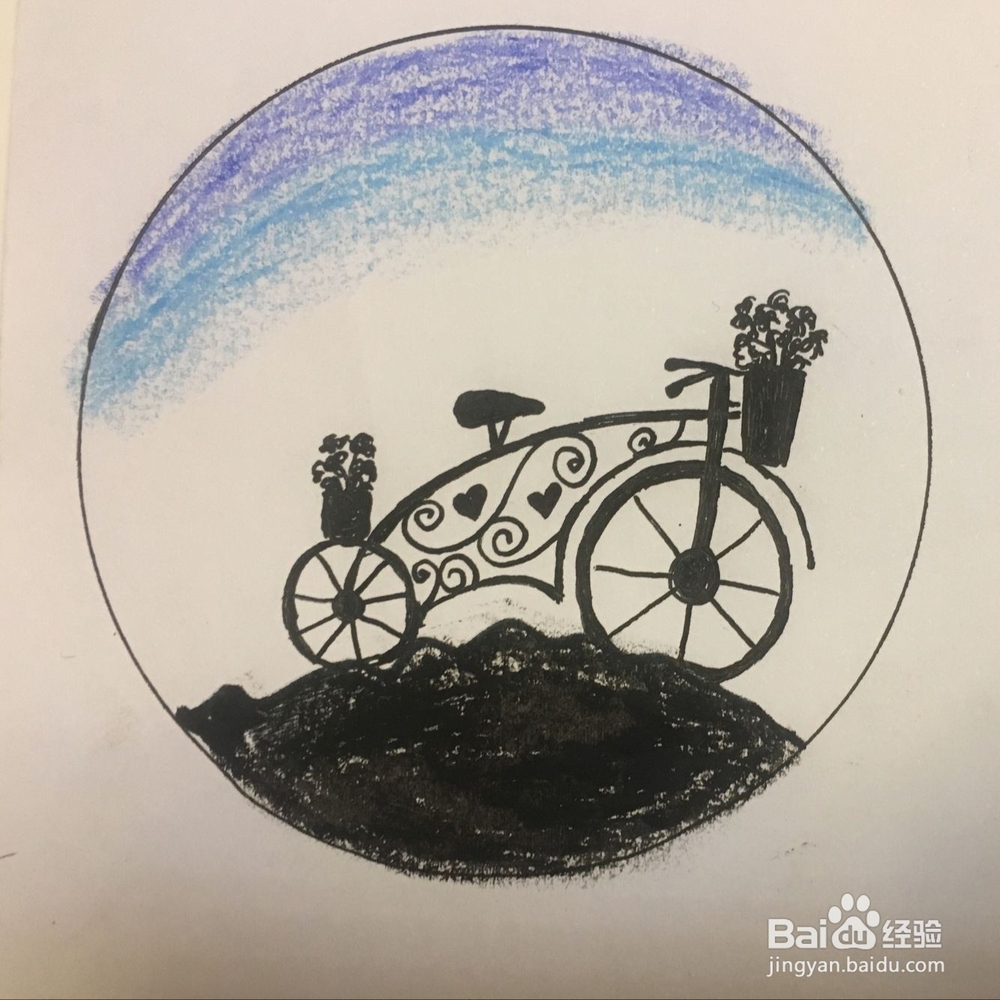 儿童蜡笔画——自制