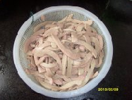 家常菜——韭黄炒猪腰子