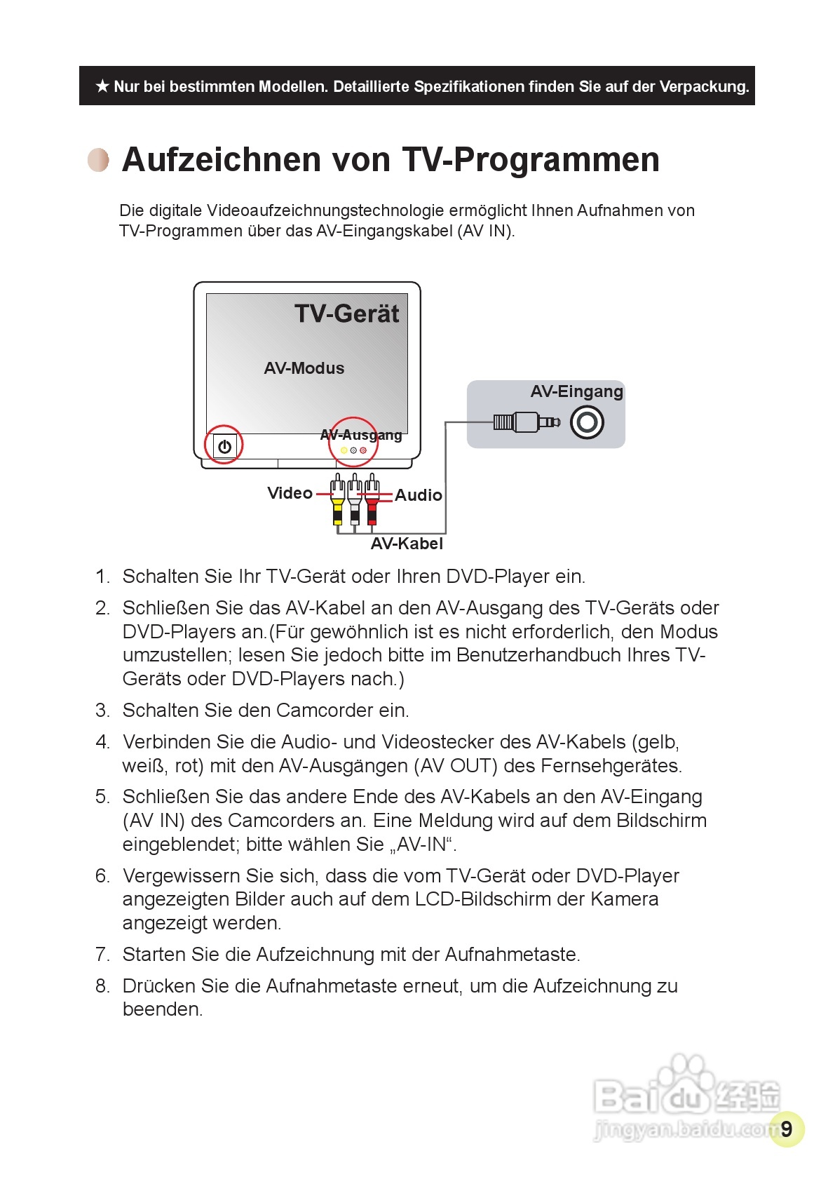爱普泰克AHD-2数码摄像机使用说明书:[4]