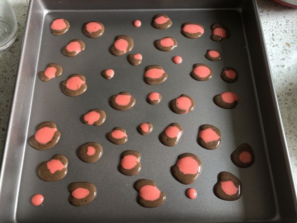 粉豹纹草莓蛋糕卷#松下多面美味#