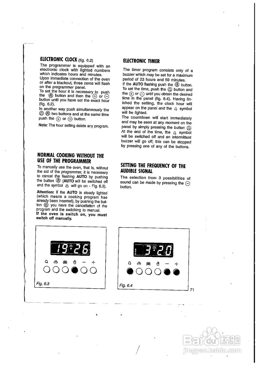 德国宝GV-607SA嵌入式电烤箱使用说明书:[7]