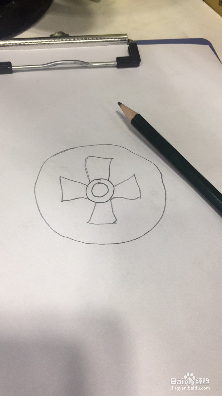 简笔画台式电风扇的画法