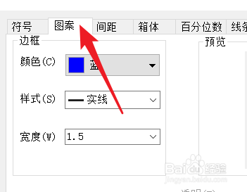 Origin如何更改箱图边框线条的样式?