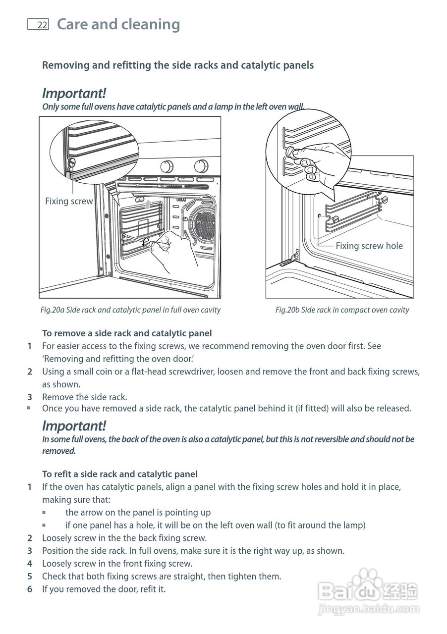 斐雪派克OB60SCEW4嵌入式烤箱说明书:[2]