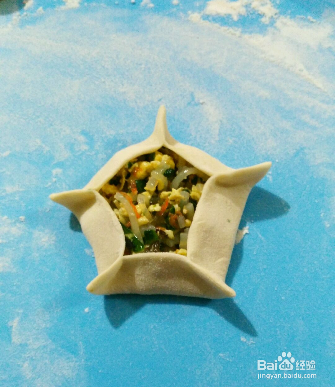 花式素蒸饺的做法