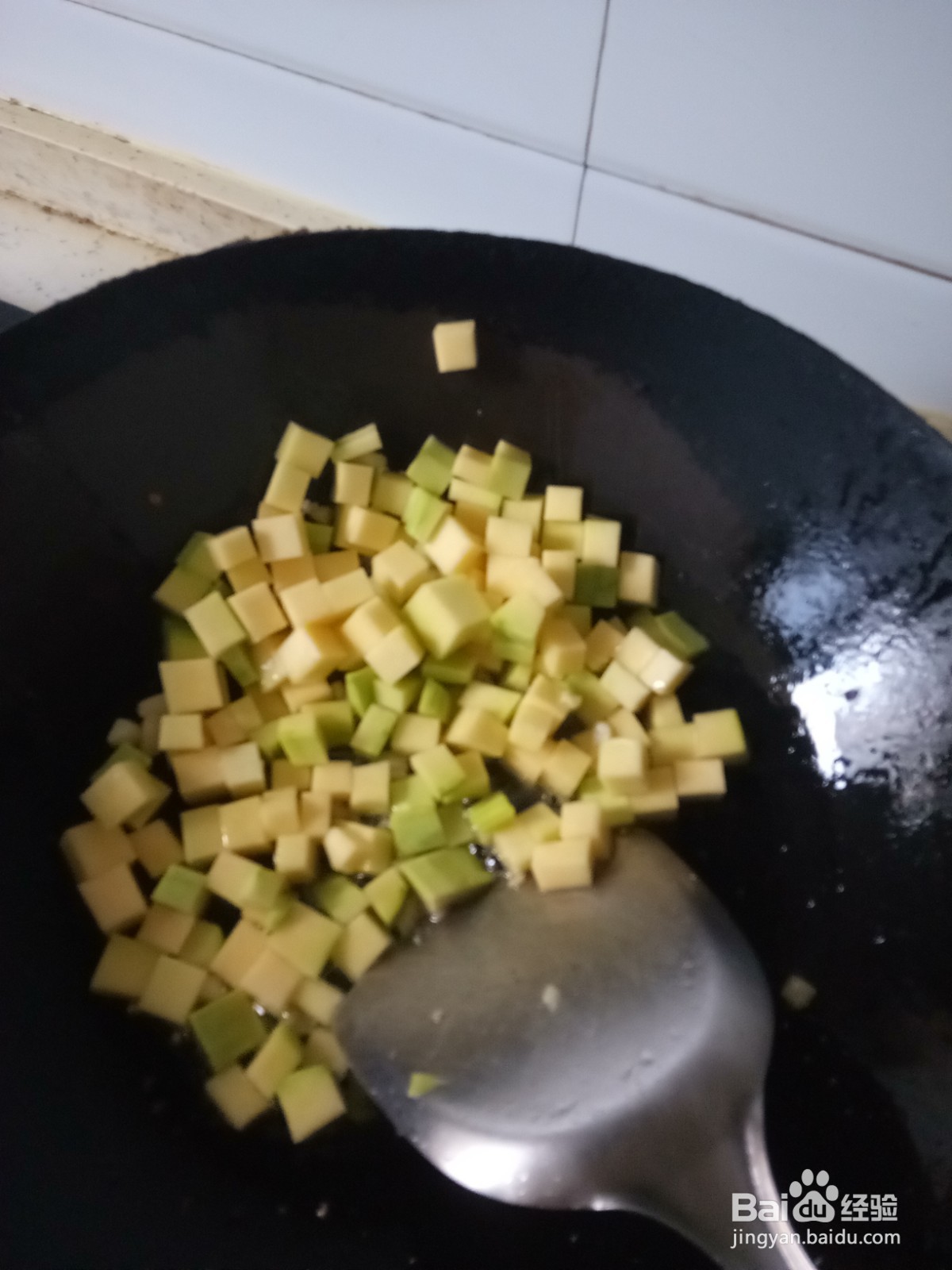 嫩南瓜炒玉米粒