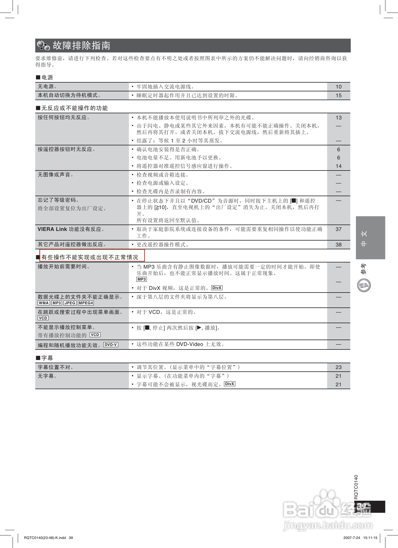 松下SC-HT869家庭影院使用说明书:[2]
