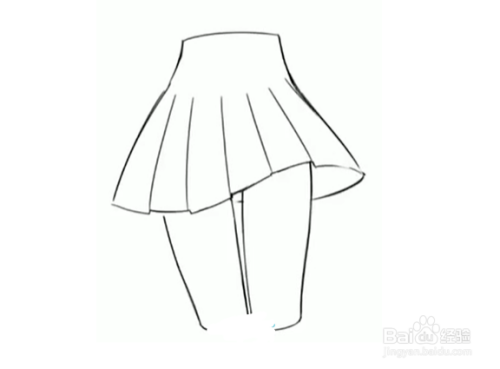 怎么画一条立体感十足的女生短裙？
